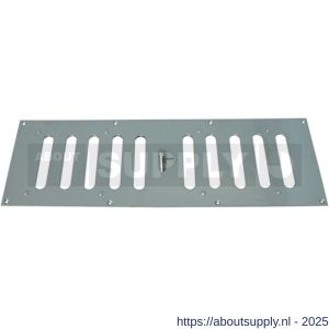 S&B 270300.4 schuifrooster 360x120 mm zonder tegenplaat luchtdoorlaat 109 cm2 messing gepolijst - S40615226 - afbeelding 1