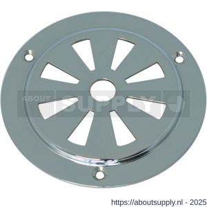 S&B 277100.4 tegenplaat voor ventilatierozet rond 200 mm messing gepolijst - S40615228 - afbeelding 1