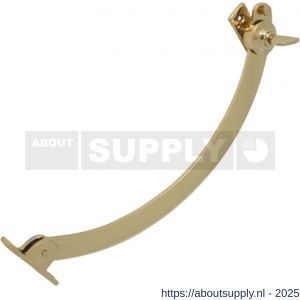 S&B 320100.4 raam- en luikuitzetter gebogen messing gepolijst - S40615198 - afbeelding 1