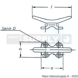 S&B 432120.4 kikker 120 mm nummer 605 messing gepolijst - S40615023 - afbeelding 2
