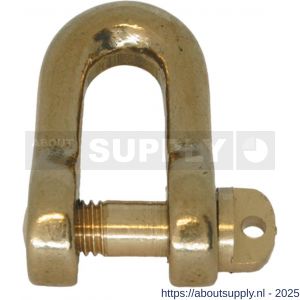 S&B 460230.1 harpsluiting D 1/8 inch 3 mm beugeldikte messing gepolijst - S40615244 - afbeelding 1