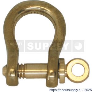 S&B 460360.1 harpsluiting 1/4 inch 6 mm beugeldikte messing gepolijst - S40615241 - afbeelding 1