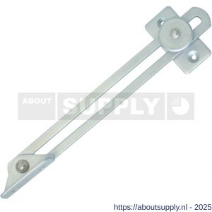 S&B 520165.9 kastuitzetter 160 mm met vastzetschroef messing mat chroom - S40615197 - afbeelding 1