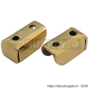 S&B 532108.4 plankhouder 25x11x13 mm-voor 8 mm materiaal messing gepolijst - S40615048 - afbeelding 1