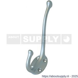 S&B 590100.4 hoed en jas kapstokhaak enkel 1 armig 110 mm messing gepolijst - S40615166 - afbeelding 1