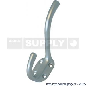 S&B 590200.4 hoed en jas kapstokhaak zwaar enkel 1 armig Form A 90 mm DIN 81407 messing gepolijst - S40615169 - afbeelding 1