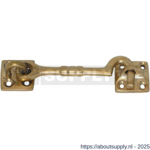 S&B 255601.1 kajuithaak 10 inch 250 mm met tegenplaat messing gerold - S40615033 - afbeelding 1