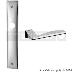Mandelli1953 1030 Link deurkruk op langschild 240x40 mm blind chroom - S21014252 - afbeelding 1