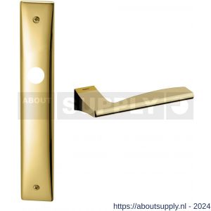 Mandelli1953 1030 Link deurkruk op langschild 240x40 mm blind messing gepolijst - S21014952 - afbeelding 1