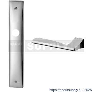 Mandelli1953 1030L PC72 Link deurkruk gatdeel op langschild 240x40 mm PC72 linkswijzend chroom - S21015936 - afbeelding 1