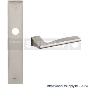 Mandelli1953 1030R BB56 Link deurkruk gatdeel rechtswijzend op langschild 240x40 mm BB56 mat nikkel - S21016385 - afbeelding 1