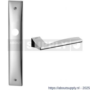 Mandelli1953 1030R PC85 Link deurkruk gatdeel op langschild 240x40 mm PC85 rechtswijzend chroom - S21015944 - afbeelding 1