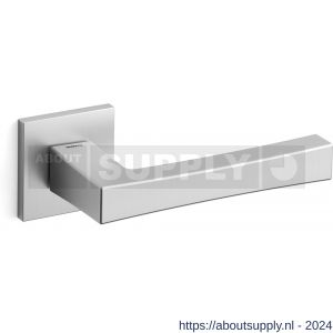 Mandelli1953 1161R Telis deurkruk gatdeel op rozet 50x50x6 mm rechtswijzend mat chroom - S21009667 - afbeelding 1