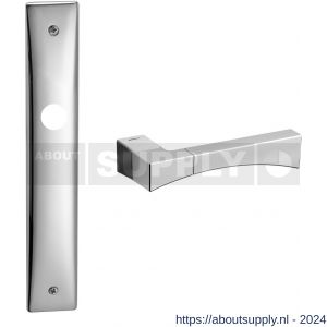 Mandelli1953 1170R Life deurkruk gatdeel rechtswijzend op langschild 240x40 mm blind chroom-mat chroom - S21012113 - afbeelding 1