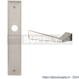 Mandelli1953 1250L Piramid deurkruk gatdeel linkswijzend op langschild 240x40 mm blind mat nikkel - S21016405 - afbeelding 1