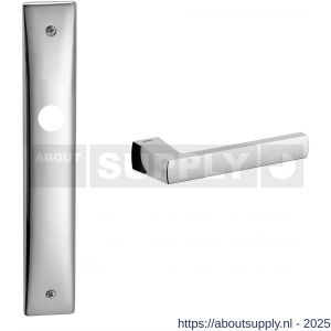 Mandelli1953 1290R PC55 Fan deurkruk gatdeel op langschild 240x40 mm PC55 rechtswijzend chroom - S21015872 - afbeelding 1