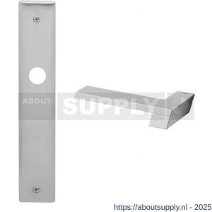 Mandelli1953 1370L PC55 Jet deurkruk gatdeel op langschild 240x40 mm PC55 linkswijzend mat chroom - S21016060 - afbeelding 1