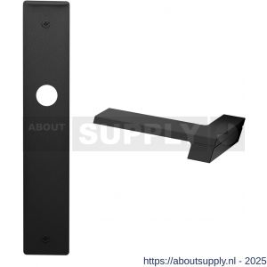 Mandelli1953 1370L PC92 Jet deurkruk gatdeel linkswijzend op langschild 240x40 mm PC92 mat zwart - S21015755 - afbeelding 1