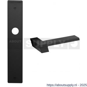 Mandelli1953 1370R BB56 Jet deurkruk gatdeel rechtswijzend op langschild 240x40 mm BB56 mat zwart - S21015757 - afbeelding 1