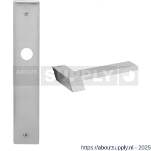 Mandelli1953 1370R BB72 Jet deurkruk gatdeel op langschild 240x40 mm BB72 rechtswijzend mat chroom - S21016066 - afbeelding 1