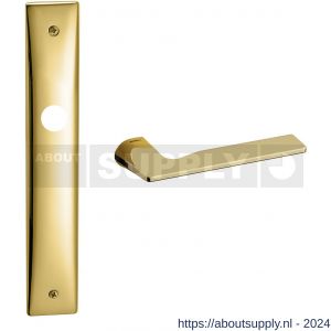 Mandelli1953 1460 Kiri deurkruk op langschild 240x40 mm blind messing gepolijst - S21014927 - afbeelding 1