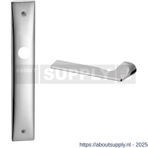 Mandelli1953 1460L PC55 Kiri deurkruk gatdeel op langschild 240x40 mm PC55 linkswijzend chroom - S21015893 - afbeelding 1