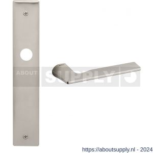 Mandelli1953 1460R BB56 Kiri deurkruk gatdeel rechtswijzend op langschild 240x40 mm BB56 nikkel - S21016357 - afbeelding 1