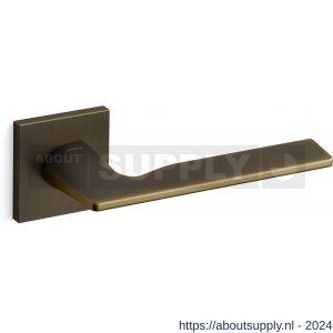 Mandelli1953 1461R Kiri deurkruk gatdeel op rozet 50x50x6 mm rechtswijzend mat brons - S21009717 - afbeelding 1