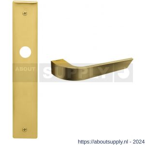 Mandelli1953 1500 Nuria deurkruk op langschild 240x40 mm blind mat messing - S21014822 - afbeelding 1