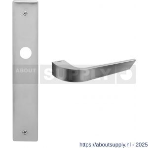 Mandelli1953 1500R BB72 Nuria deurkruk gatdeel rechtswijzend op langschild 240x40 mm BB72 mat chroom - S21016122 - afbeelding 1
