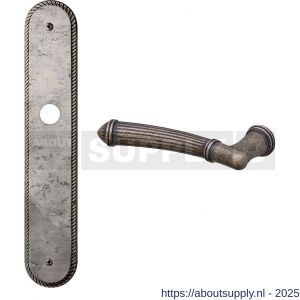 Mandelli1953 1510L blind Aurora deurkruk gatdeel op langschild 259x48 mm blind linkswijzend antiek chroom - S21015778 - afbeelding 1