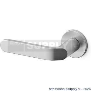 Mandelli1953 1611L Callas deurkruk gatdeel op rozet 51x6 mm linkswijzend mat chroom - S21009748 - afbeelding 1