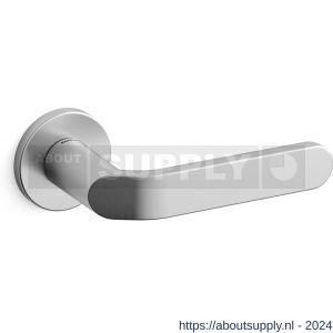 Mandelli1953 1611R Callas deurkruk gatdeel op rozet 51x6 mm rechtswijzend mat chroom - S21009749 - afbeelding 1