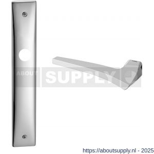 Mandelli1953 1630L PC72 Astrid deurkruk gatdeel op langschild 240x40 mm PC72 linkswijzend chroom - S21015838 - afbeelding 1