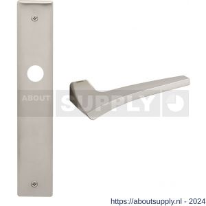 Mandelli1953 1630R BB56 Astrid deurkruk gatdeel rechtswijzend op langschild 240x40 mm BB56 mat nikkel - S21016301 - afbeelding 1