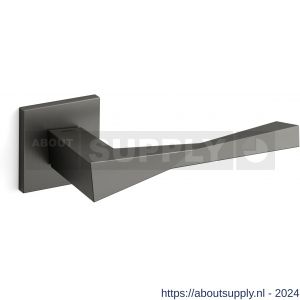 Mandelli1953 1691L Twee deurkruk gatdeel op rozet 50x50x6 mm linkswijzend grafiet - S21009796 - afbeelding 1