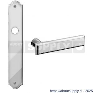 Mandelli1953 1740R PC72 Kuki deurkruk gatdeel op langschild PC72 rechtswijzend chroom - S21015915 - afbeelding 1