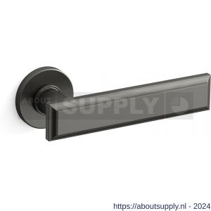 Mandelli1953 1741R Kuki deurkruk gatdeel op rozet 50x6 mm rechtswijzend grafiet - S21009831 - afbeelding 1