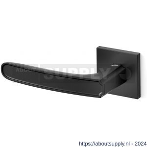 Mandelli1953 1871L Frame Q deurkruk gatdeel op rozet 50x50x6 mm linkswijzend mat zwart - S21011791 - afbeelding 1