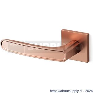 Mandelli1953 1871L Frame Q deurkruk gatdeel op rozet 50x50x6 mm linkswijzend rose goud - S21015129 - afbeelding 1