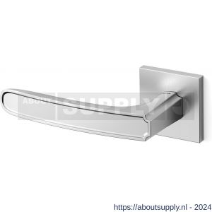 Mandelli1953 1871L Frame Q deurkruk gatdeel op rozet 50x50x6 mm linkswijzend mat chroom-chroom - S21011785 - afbeelding 1