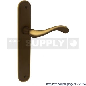 Mandelli1953 450 BB56 Ande deurkruk op langschild 238x40 mm BB56 mat brons - S21014532 - afbeelding 1