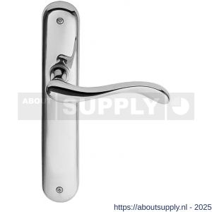 Mandelli1953 450R BB56 Ande deurkruk gatdeel op langschild 238x40 mm BB56 rechtswijzend chroom - S21015828 - afbeelding 1