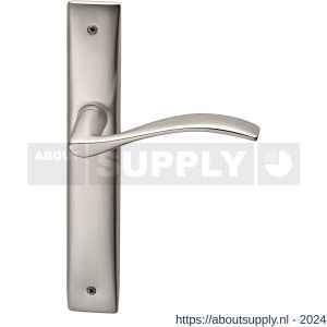 Mandelli1953 710 WC55/8 Zen deurkruk op langschild 240x40 mm WC55/8 mat nikkel - S21015124 - afbeelding 1
