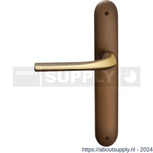 Mandelli1953 720L Filo deurkruk gatdeel linkswijzend op langschild 238x40 mm BB72 mat brons - S21016206 - afbeelding 1