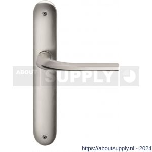 Mandelli1953 720R Filo deurkruk gatdeel rechtswijzend op langschild 238x40 mm BB72 nikkel - S21016330 - afbeelding 1