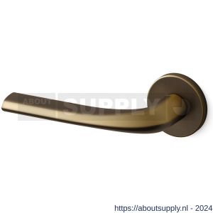 Mandelli1953 721L Filo deurkruk gatdeel op rozet 51x6 mm linkswijzend mat brons - S21009935 - afbeelding 1