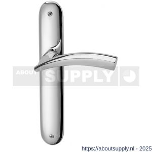 Mandelli1953 770R BB56 Nadir deurkruk gatdeel op langschild 238x40 mm BB56 rechtswijzend chroom - S21015954 - afbeelding 1