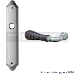 Mandelli1953 8010L Naxos deurkruk gatdeel linkswijzend op langschild blind chroom - S21019729 - afbeelding 1