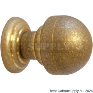 Mandelli1953 0854 deurknop 50 mm draaibaar op rozet messing getrommeld - S21016549 - afbeelding 1